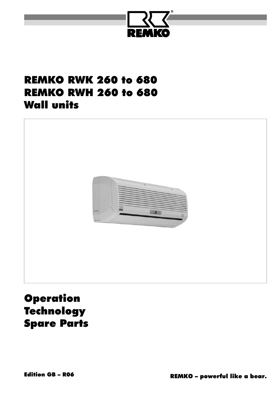 REMKO RWK 260 User Manual | 20 pages