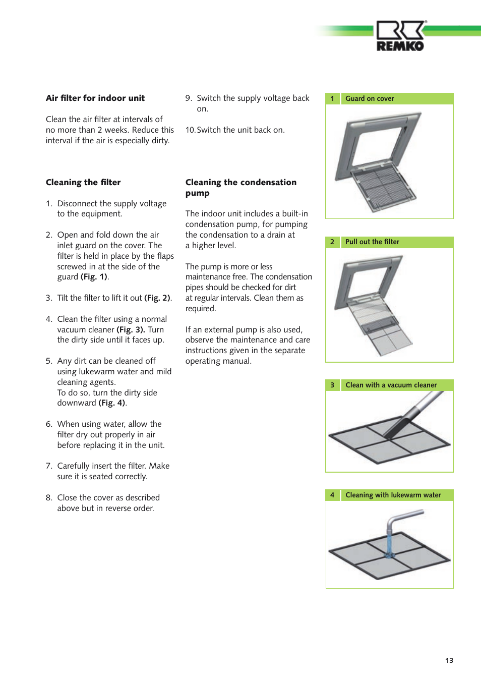 REMKO RXD Series User Manual | Page 13 / 28