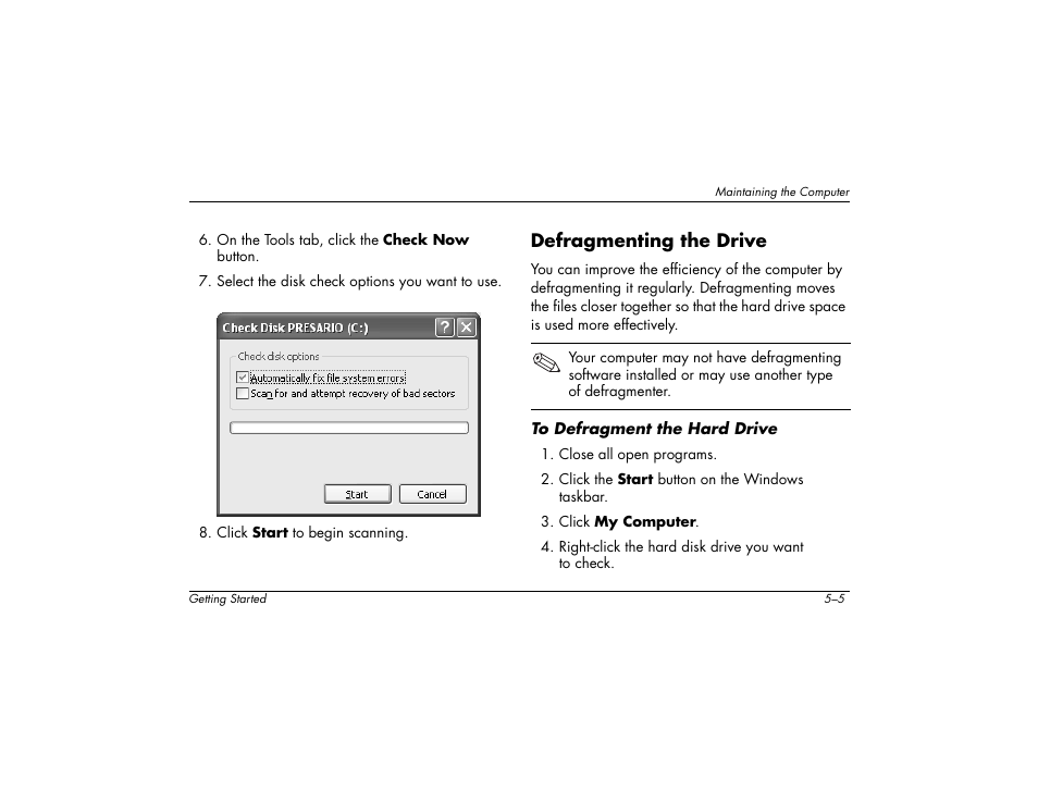 Compaq 6000 User Manual | Page 55 / 142