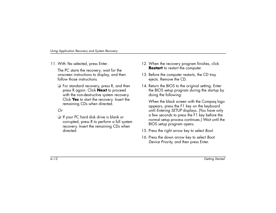 Compaq 6000 User Manual | Page 68 / 142