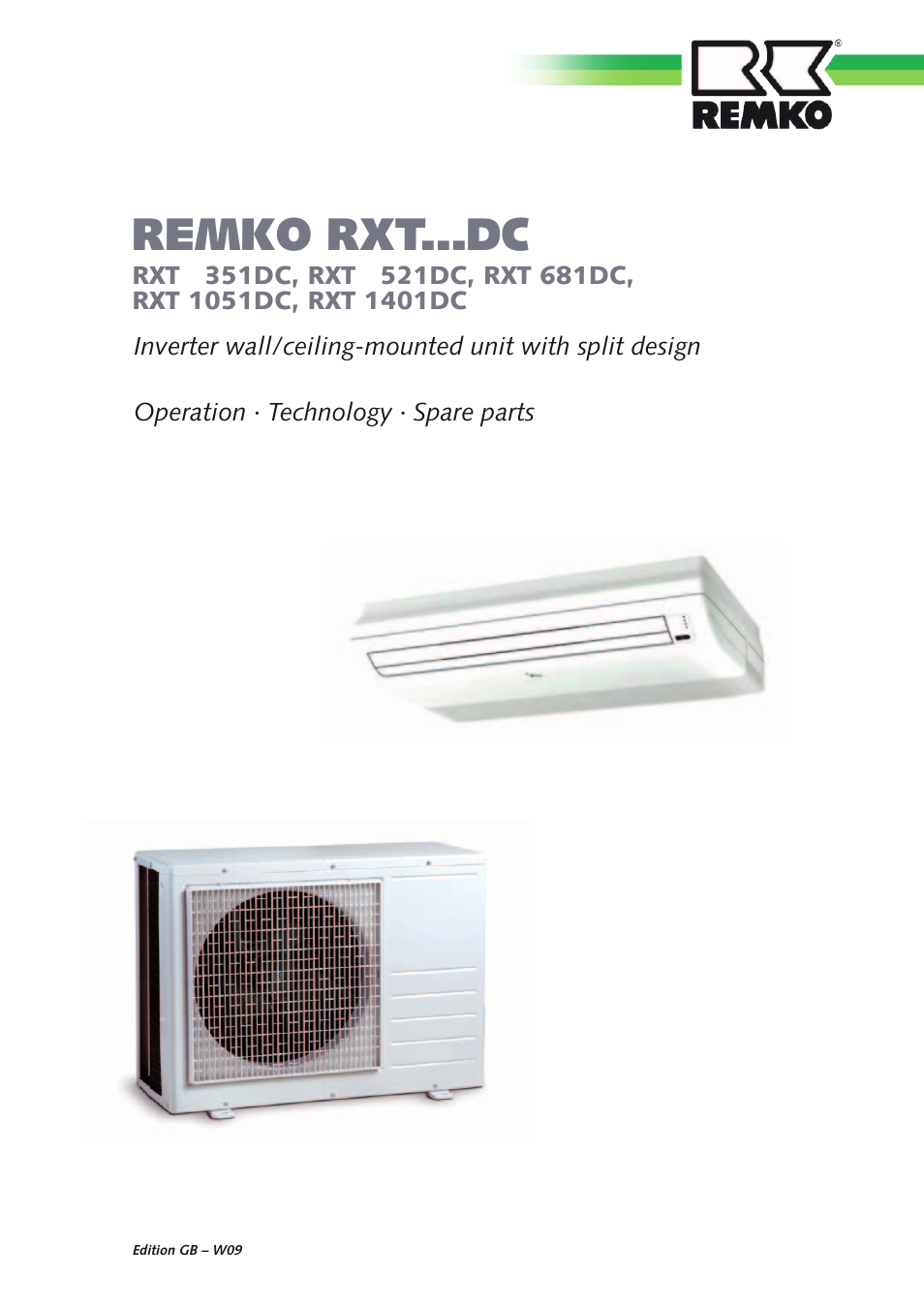 REMKO RXT xxx DC User Manual | 56 pages