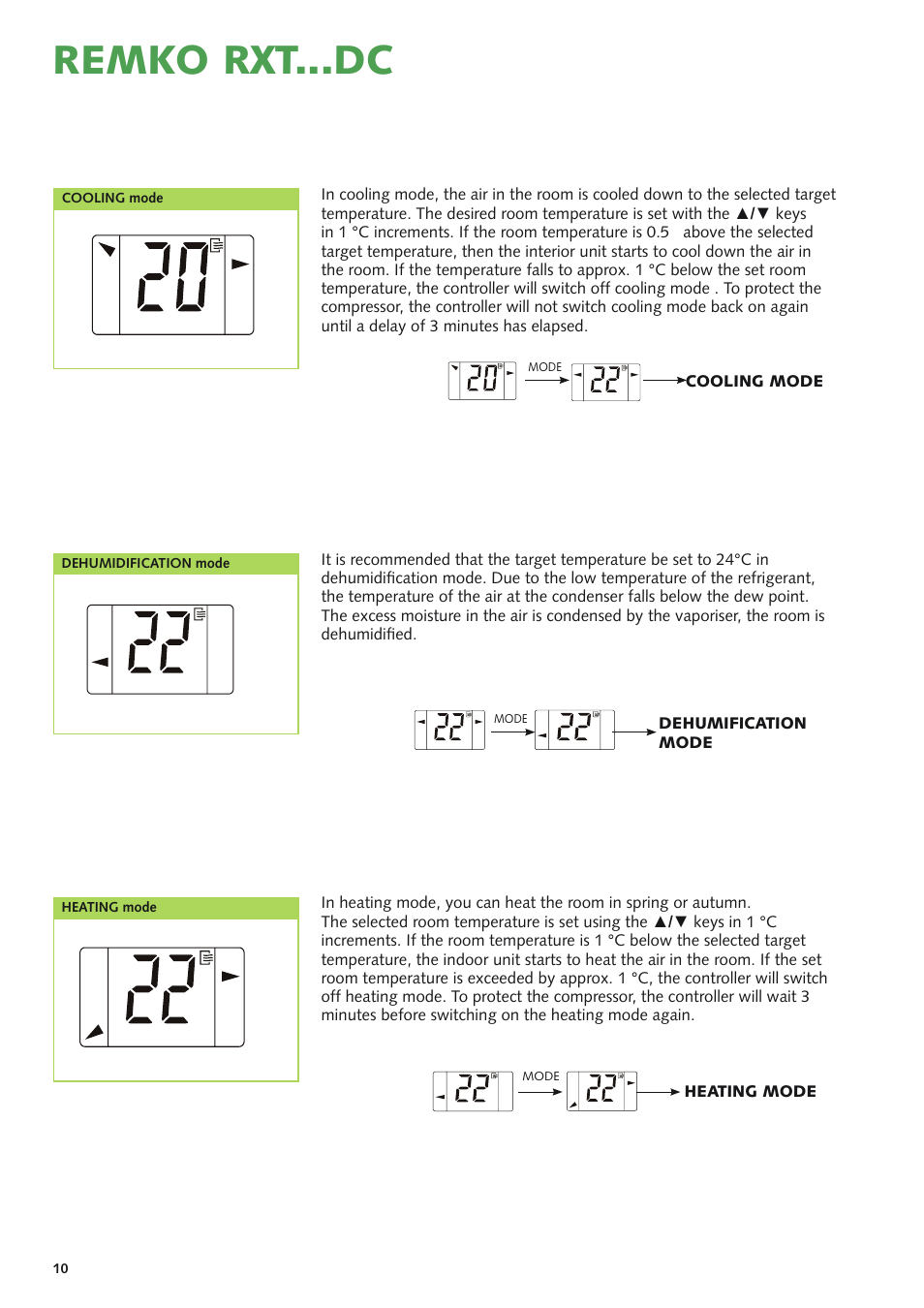 Remko rxt...dc | REMKO RXT xxx DC User Manual | Page 10 / 56