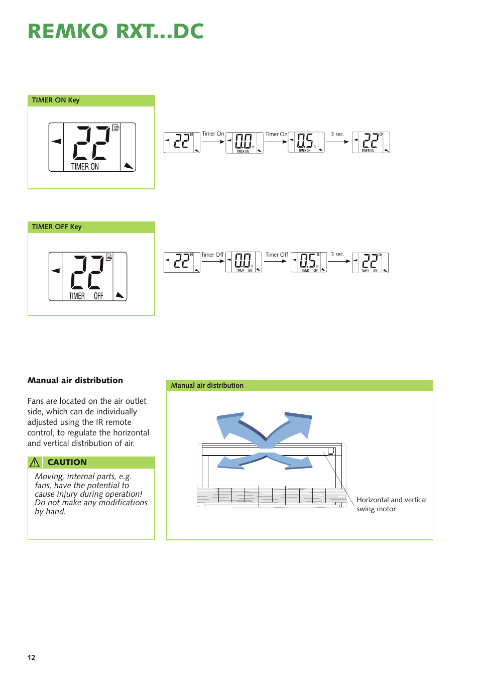 Remko rxt...dc | REMKO RXT xxx DC User Manual | Page 12 / 56