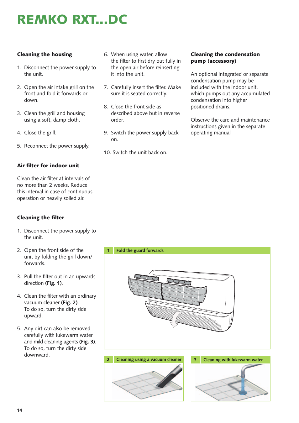 Remko rxt...dc | REMKO RXT xxx DC User Manual | Page 14 / 56