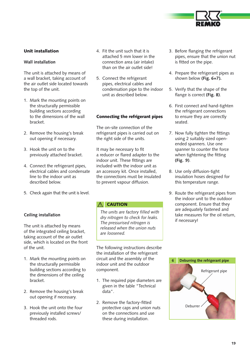 REMKO RXT xxx DC User Manual | Page 19 / 56