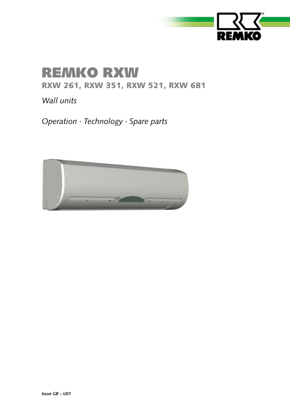 REMKO RXW 261 User Manual | 24 pages