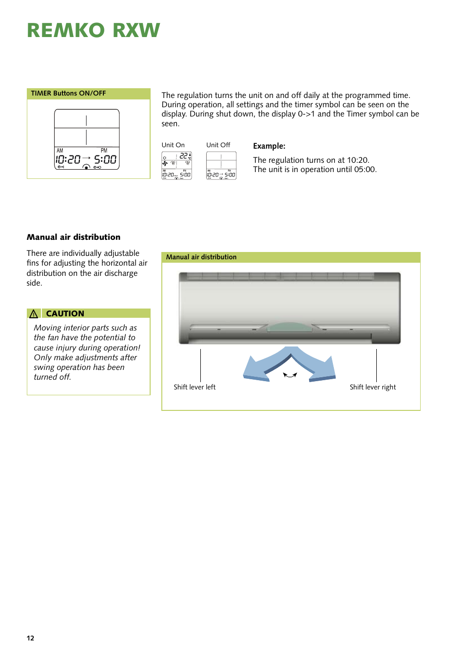 Remko rxw | REMKO RXW 261 User Manual | Page 12 / 24