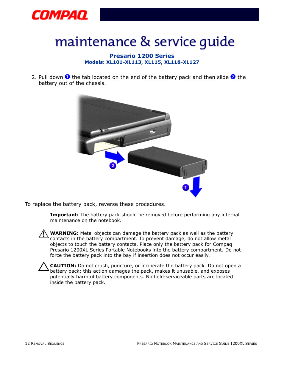 Compaq XL118-XL127 User Manual | Page 92 / 132