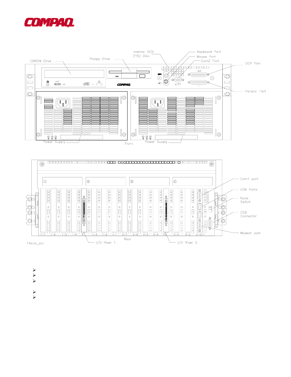 Pci bus master, Pci slot configuration guidelines, 2 pci bus master | 1 pci slot configuration guidelines, Figure 10 master pci expansion box | Compaq ALPHA GS320 User Manual | Page 13 / 29
