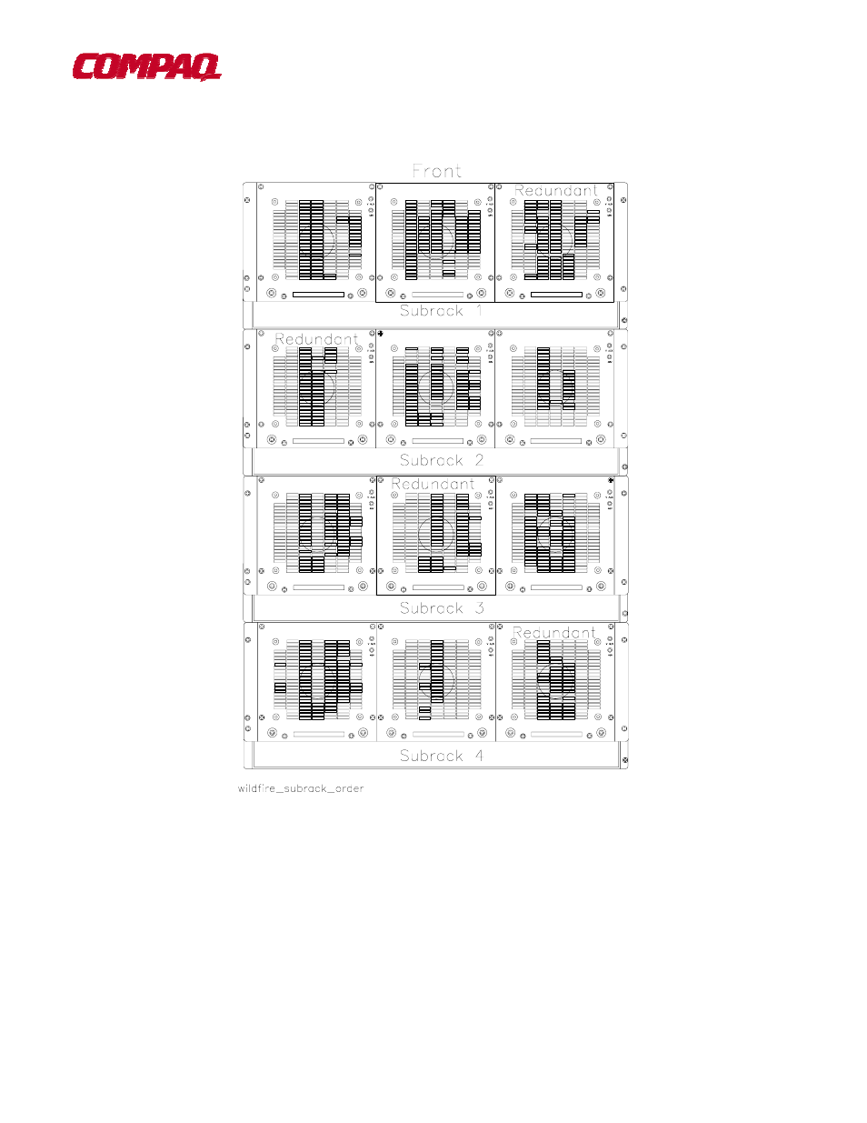 Power supply installation order, 1 power supply installation order, Figure 12 power supply installation order | Compaq ALPHA GS320 User Manual | Page 15 / 29