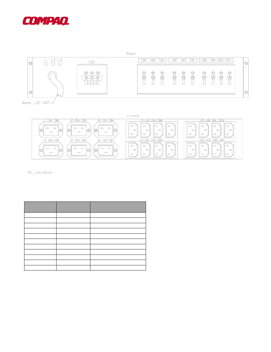 Ac input box (three phase), 4 ac input box (three phase), Figure 13 ac input box | Compaq ALPHA GS320 User Manual | Page 16 / 29
