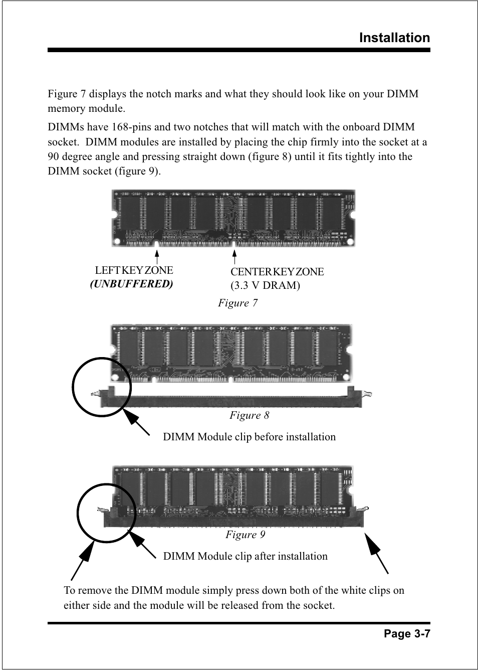 Installation, Dimm module installation | Compaq 60002MC10 User Manual | Page 17 / 66