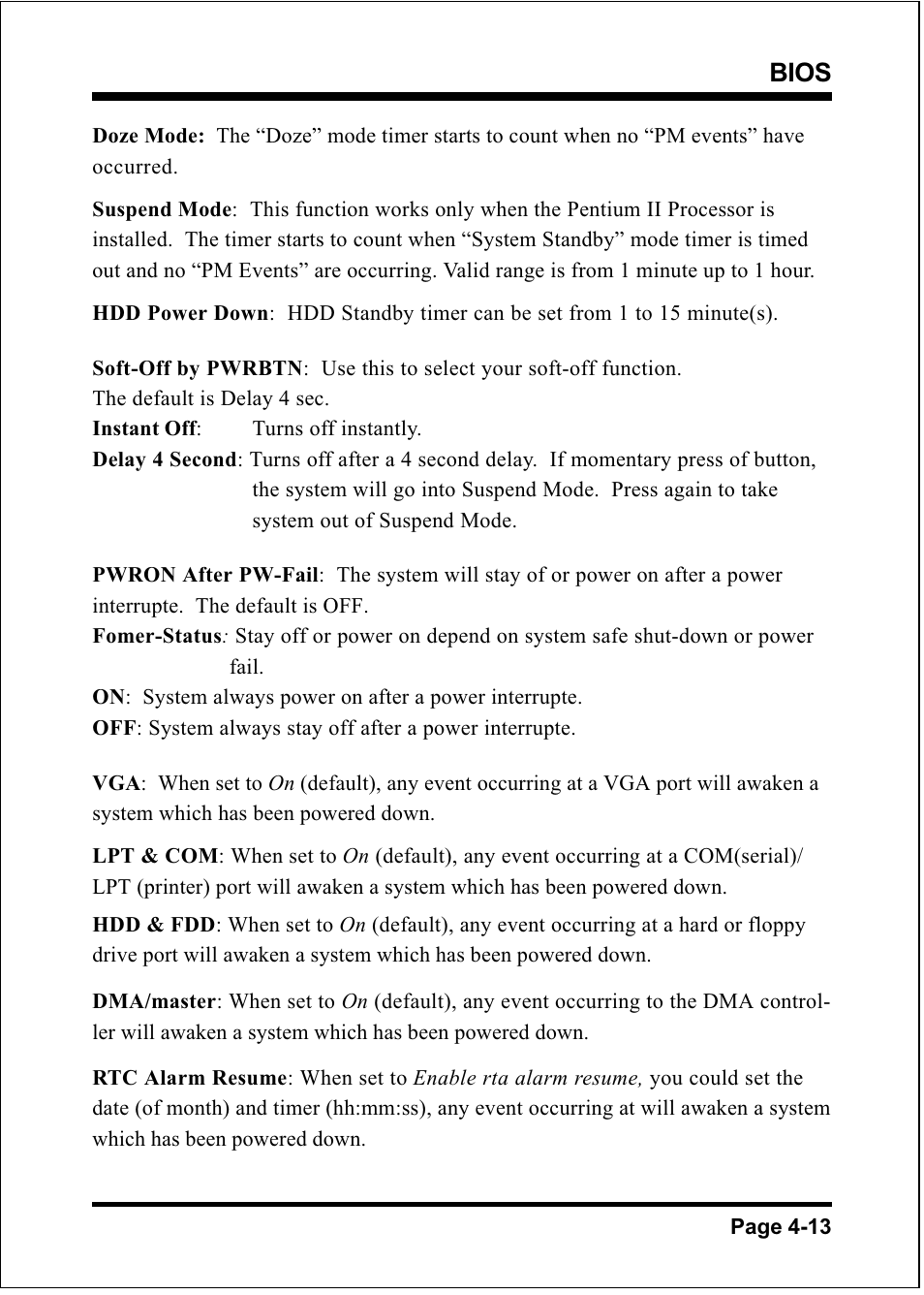 Bios | Compaq 60002MC10 User Manual | Page 34 / 66