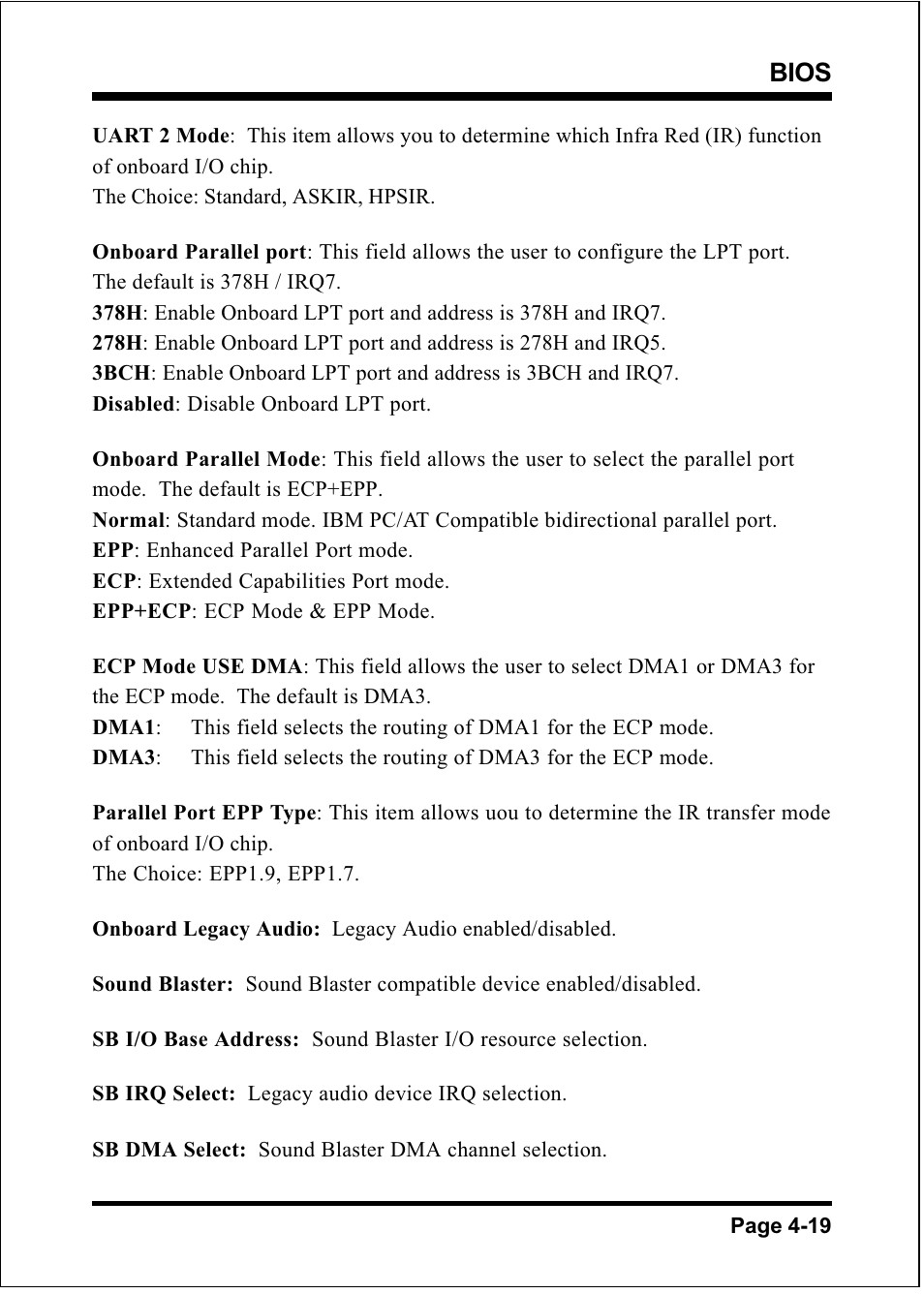 Bios | Compaq 60002MC10 User Manual | Page 40 / 66