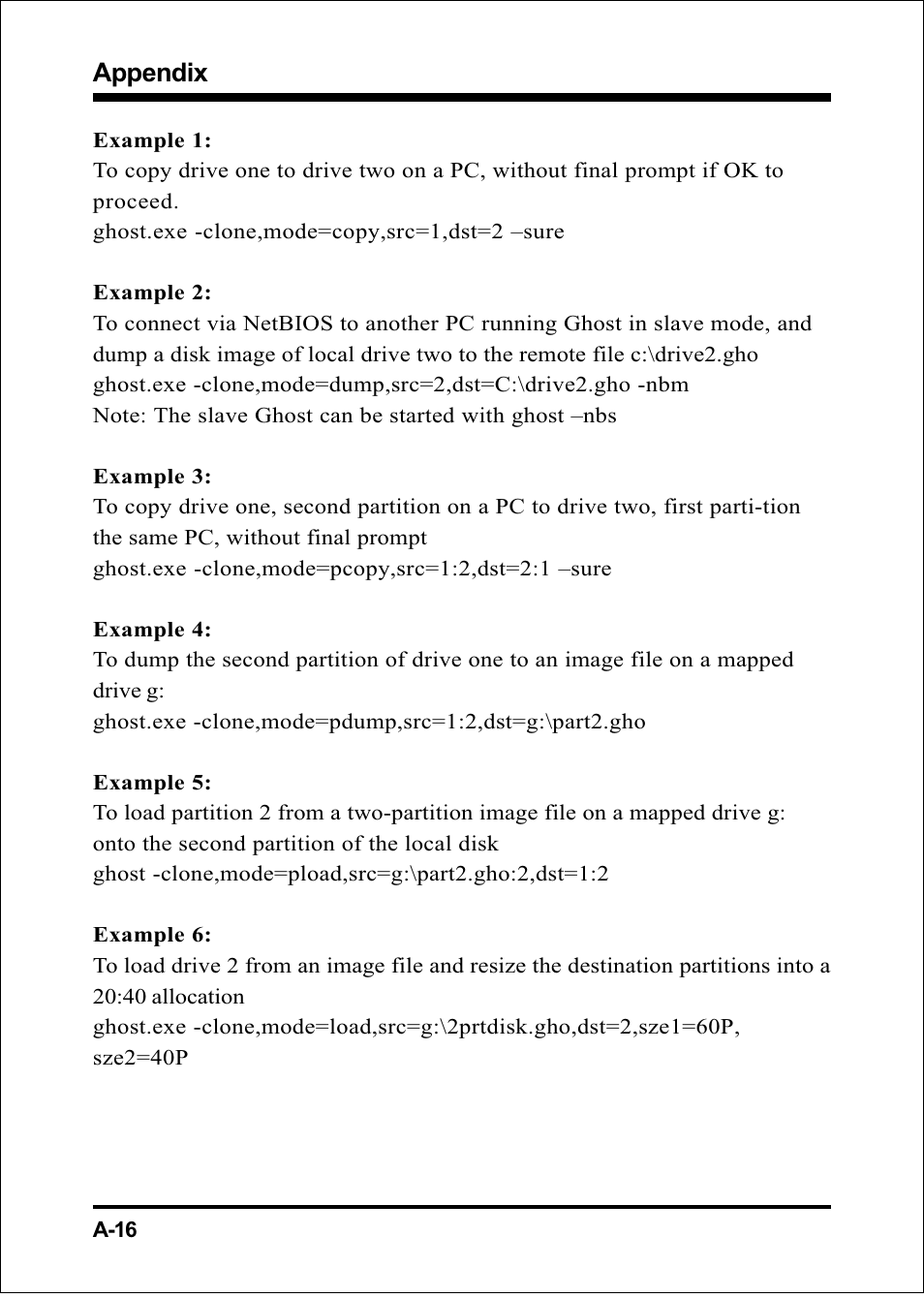Appendix | Compaq 60002MC10 User Manual | Page 63 / 66