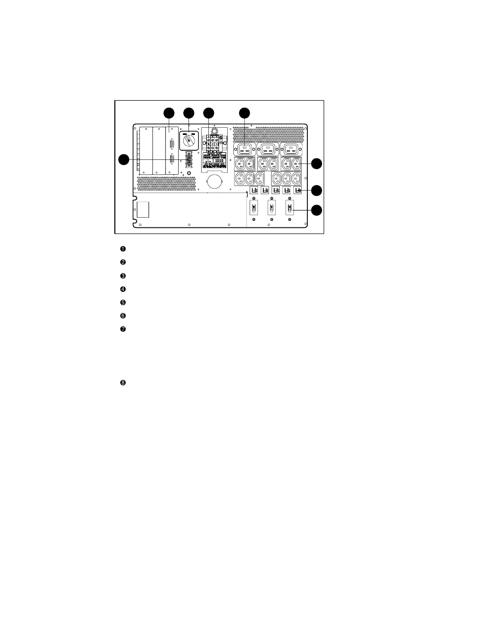 Rear panel | Compaq R6000 Series User Manual | Page 13 / 123