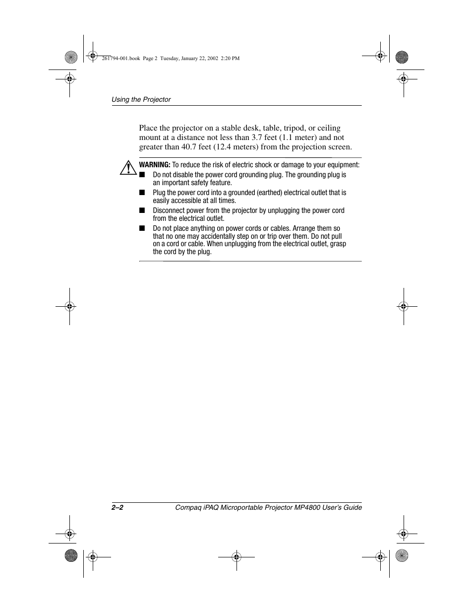 Compaq MP4800 User Manual | Page 13 / 76