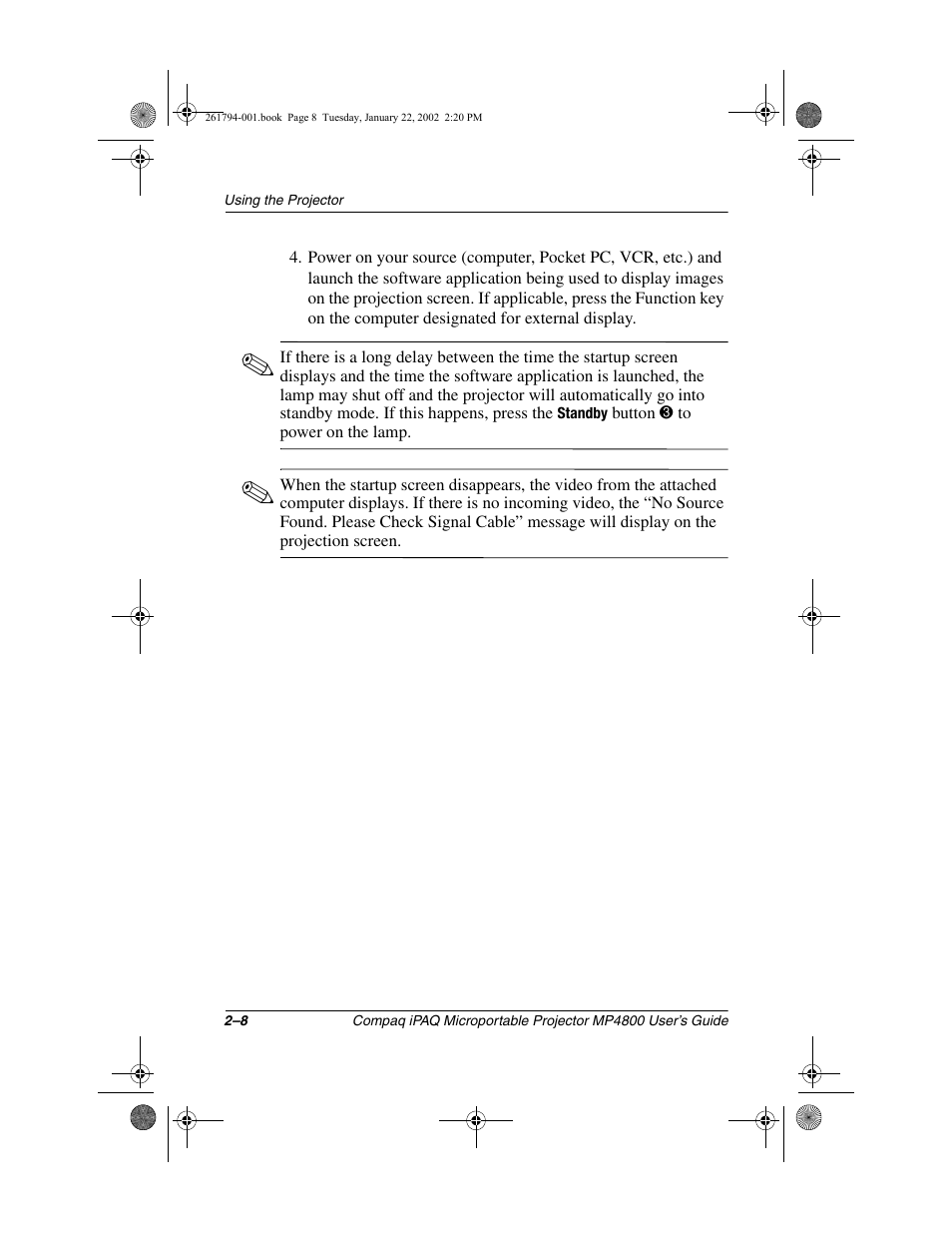 Compaq MP4800 User Manual | Page 19 / 76