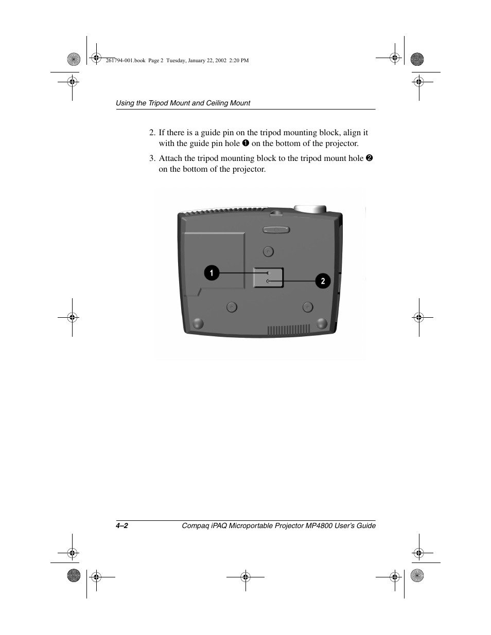 Compaq MP4800 User Manual | Page 36 / 76