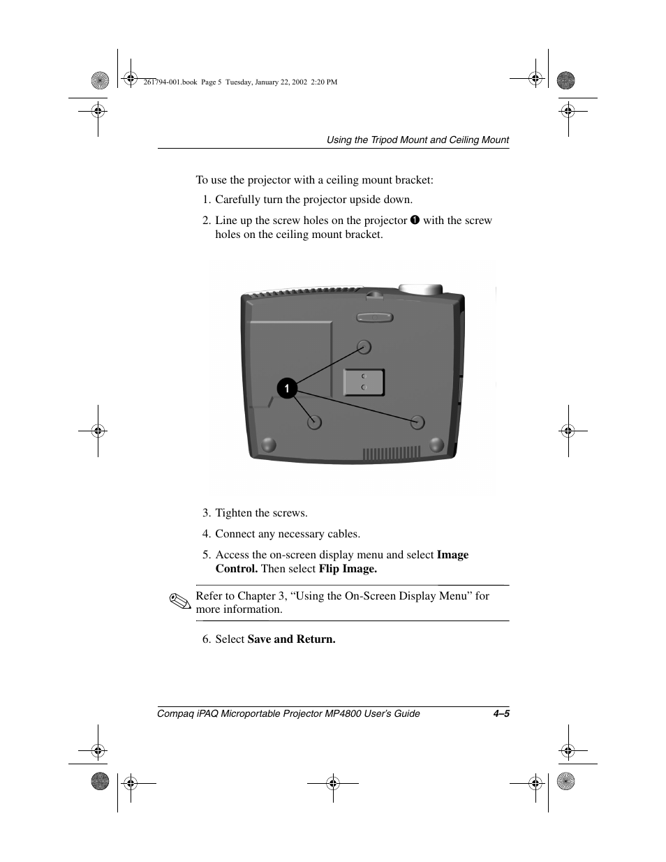 Compaq MP4800 User Manual | Page 39 / 76