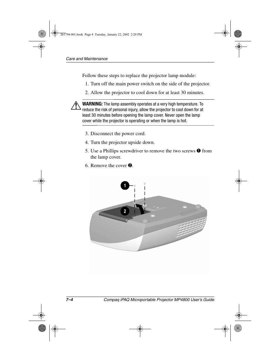 Compaq MP4800 User Manual | Page 58 / 76