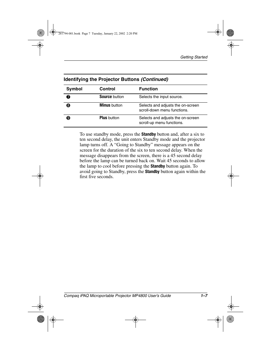 Compaq MP4800 User Manual | Page 9 / 76