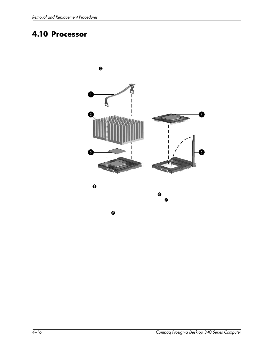 10processor –16, 10 processor | Compaq Prosignia 340 Series User Manual | Page 42 / 56