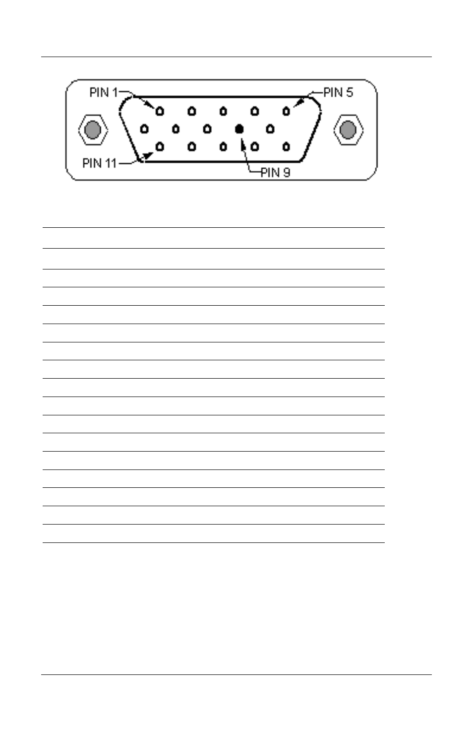 Pin assignment - analog d-sub connector | Compaq 7020 User Manual | Page 22 / 35