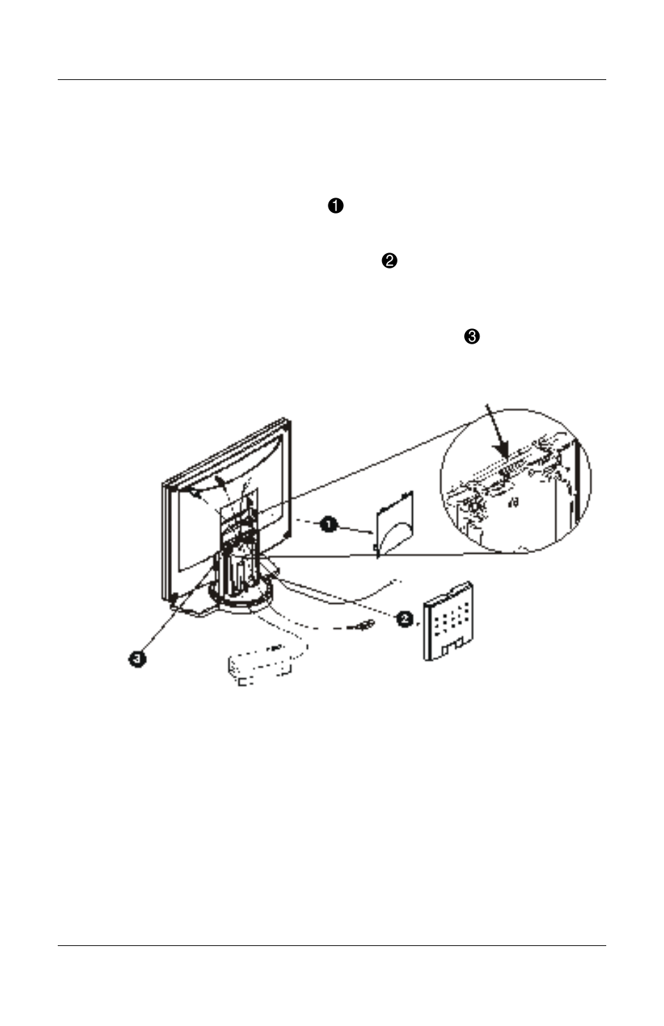 Cable installation | Compaq 7020 User Manual | Page 7 / 35