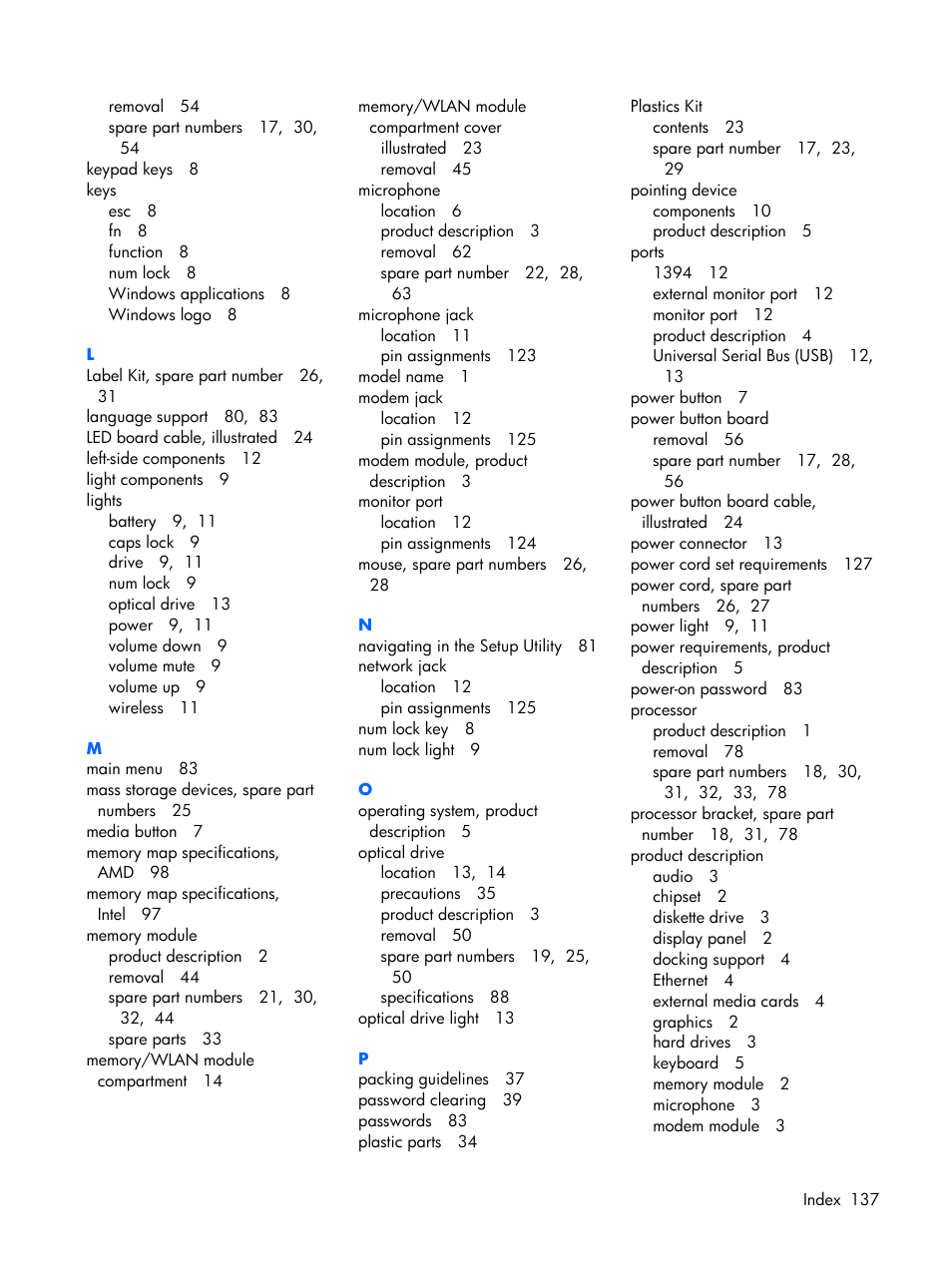 Compaq V6500 User Manual | Page 145 / 148