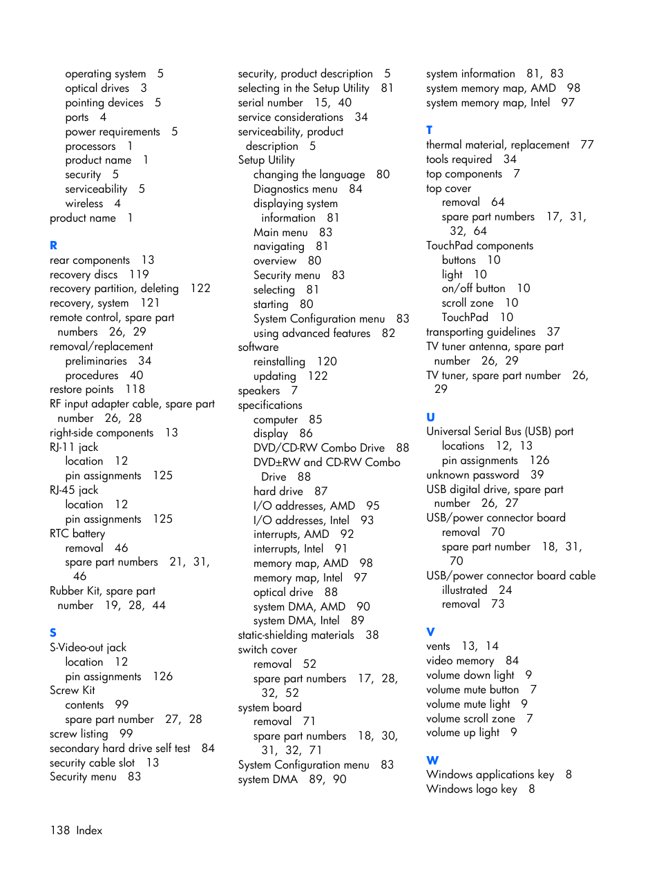 Compaq V6500 User Manual | Page 146 / 148