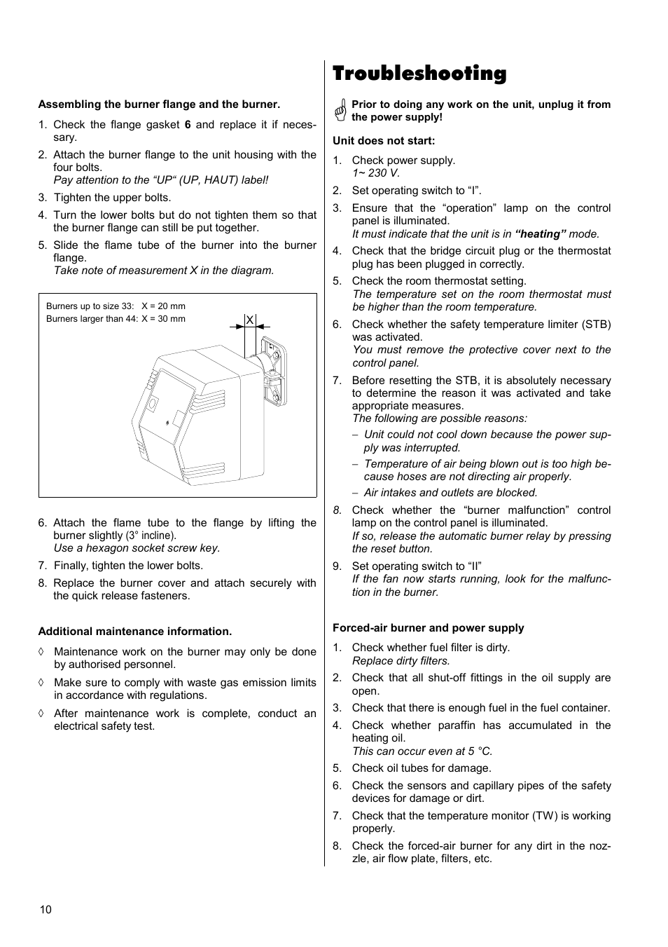 Troubleshooting | REMKO CLK 30 User Manual | Page 10 / 20