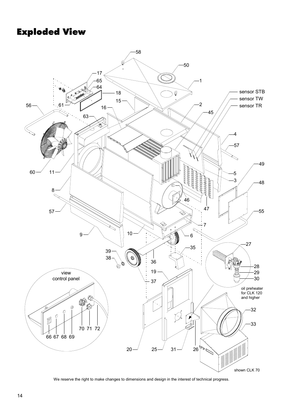 Exploded view | REMKO CLK 30 User Manual | Page 14 / 20