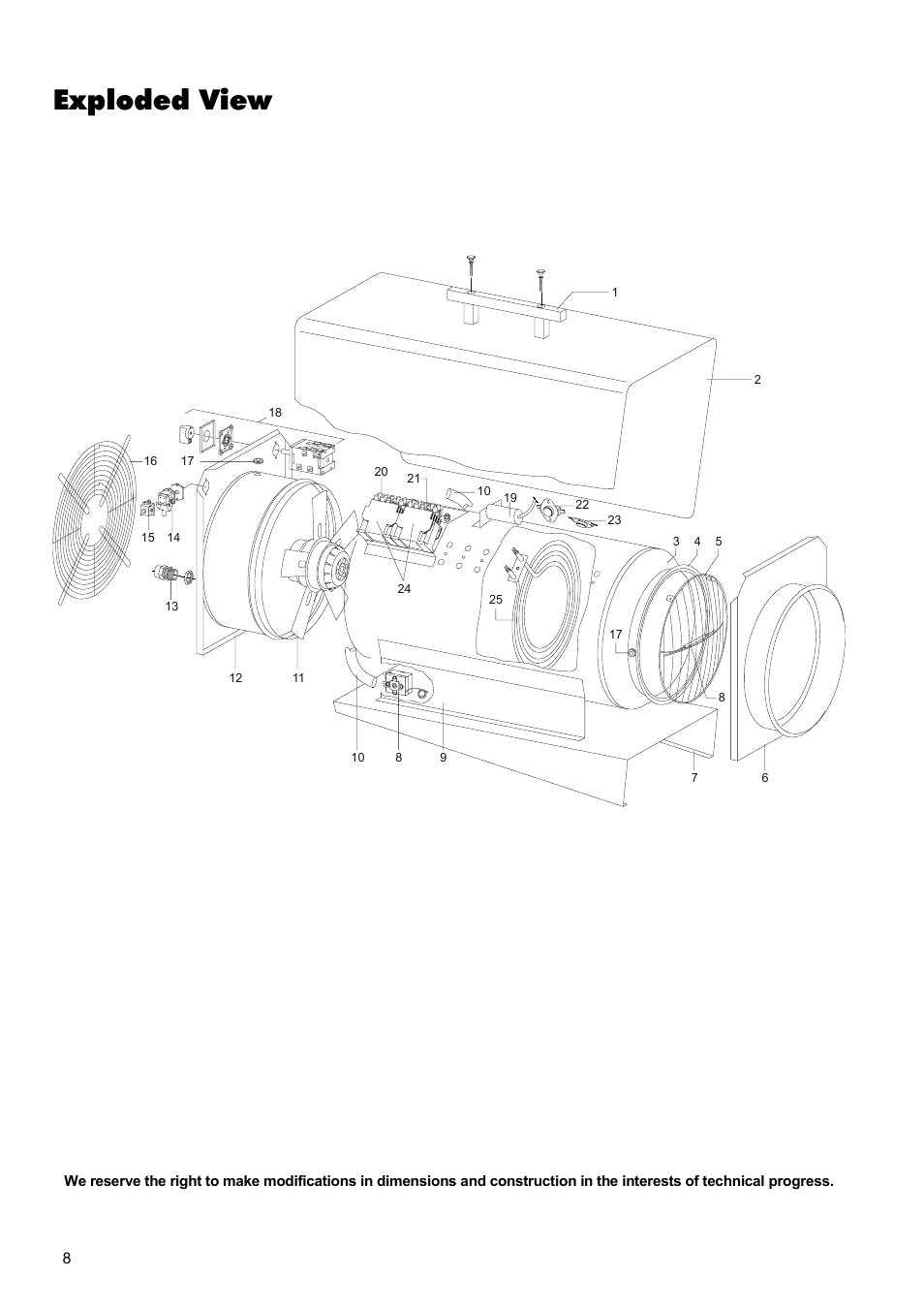 Exploded view | REMKO ELT 18-S User Manual | Page 8 / 12