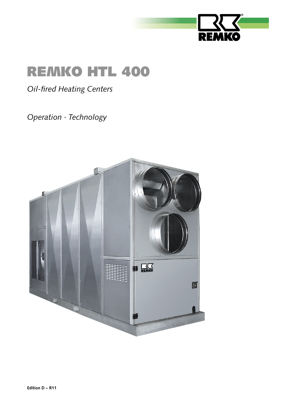 REMKO HTL 400 User Manual | 20 pages