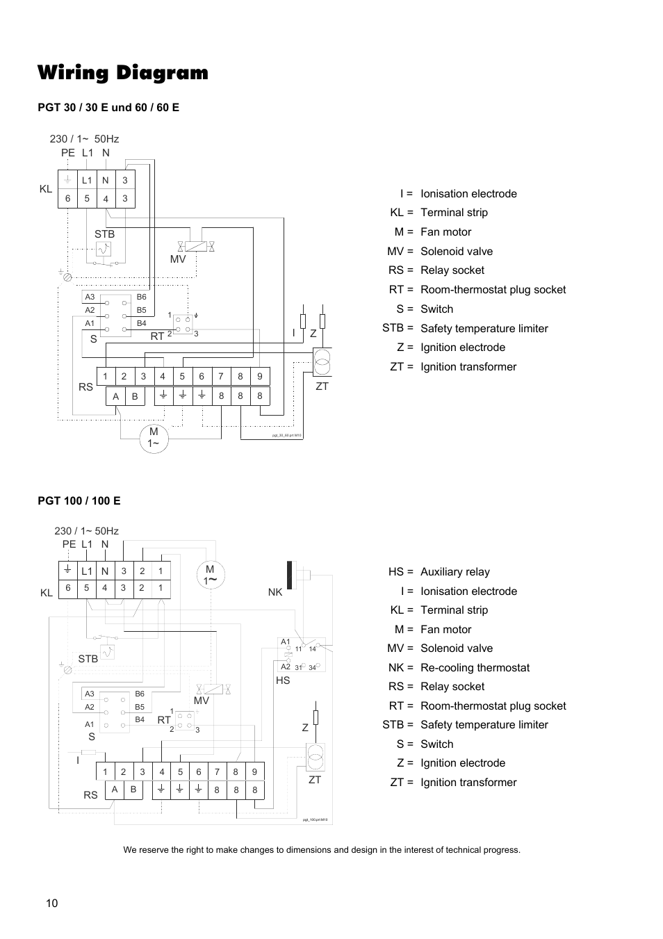 Wiring diagram | REMKO PGT 30 User Manual | Page 10 / 20