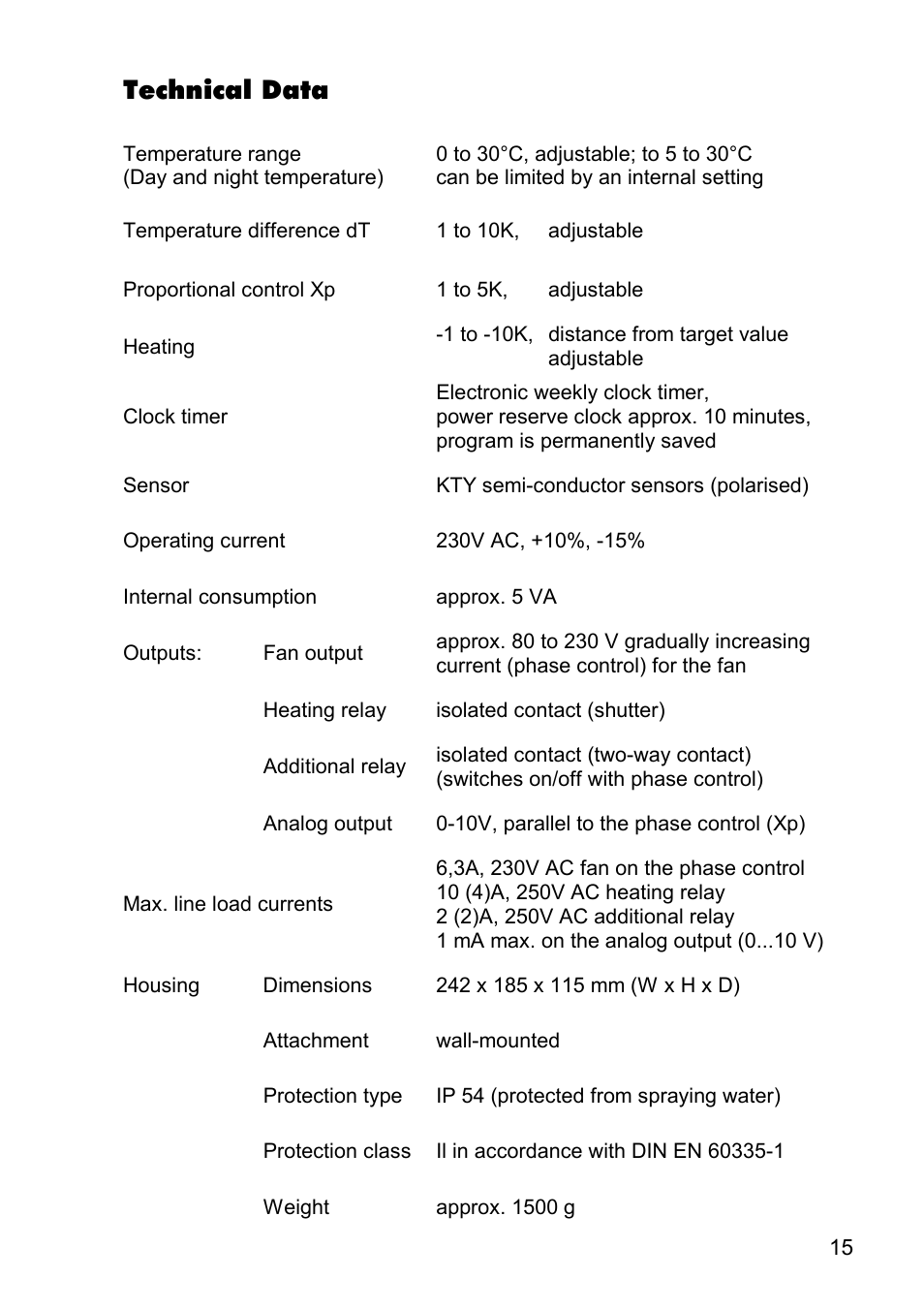 Technical data | REMKO ATR-3 User Manual | Page 15 / 16