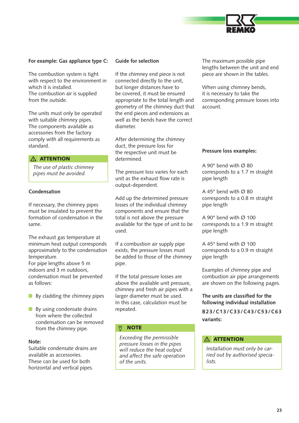 REMKO GPM 15 User Manual | Page 23 / 44