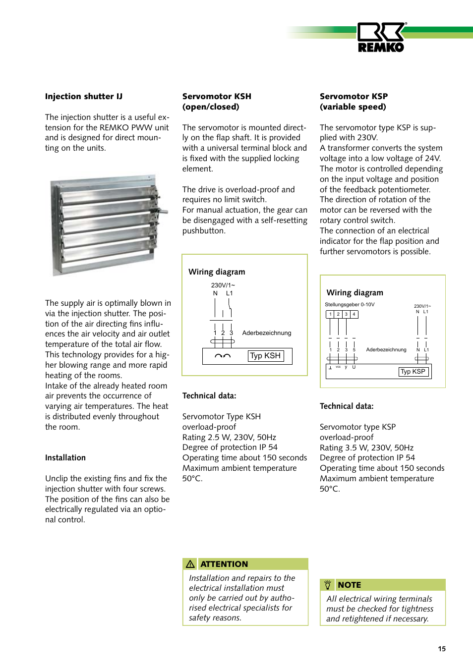 REMKO PWW Series User Manual | Page 15 / 36