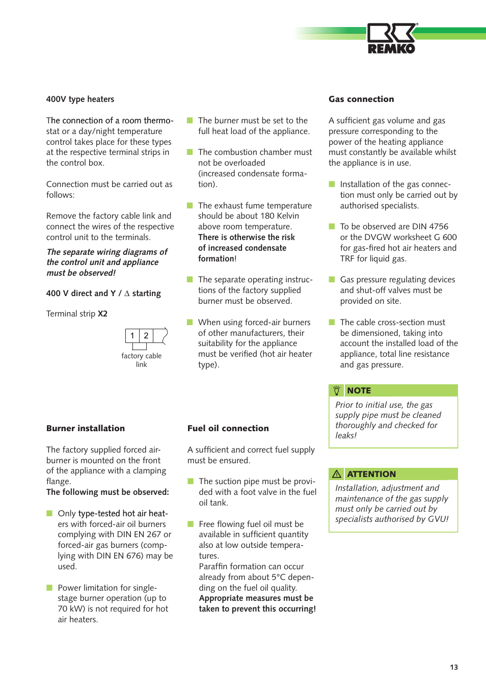 REMKO VRS Series User Manual | Page 13 / 36