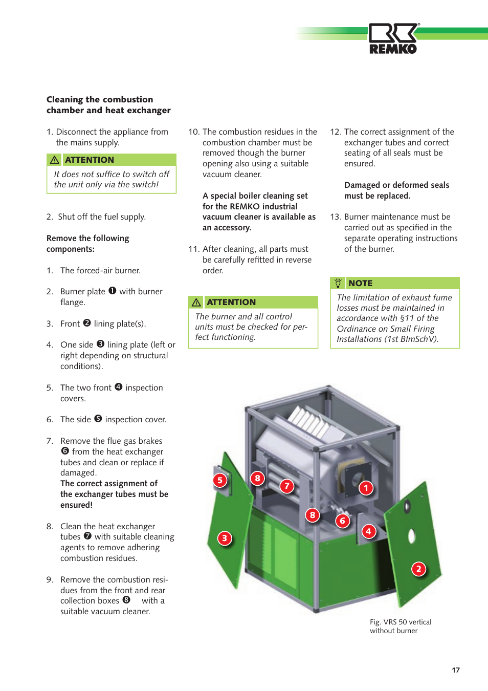 REMKO VRS Series User Manual | Page 17 / 36