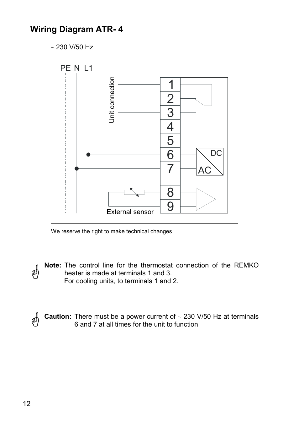 REMKO ATR-4 User Manual | Page 12 / 16