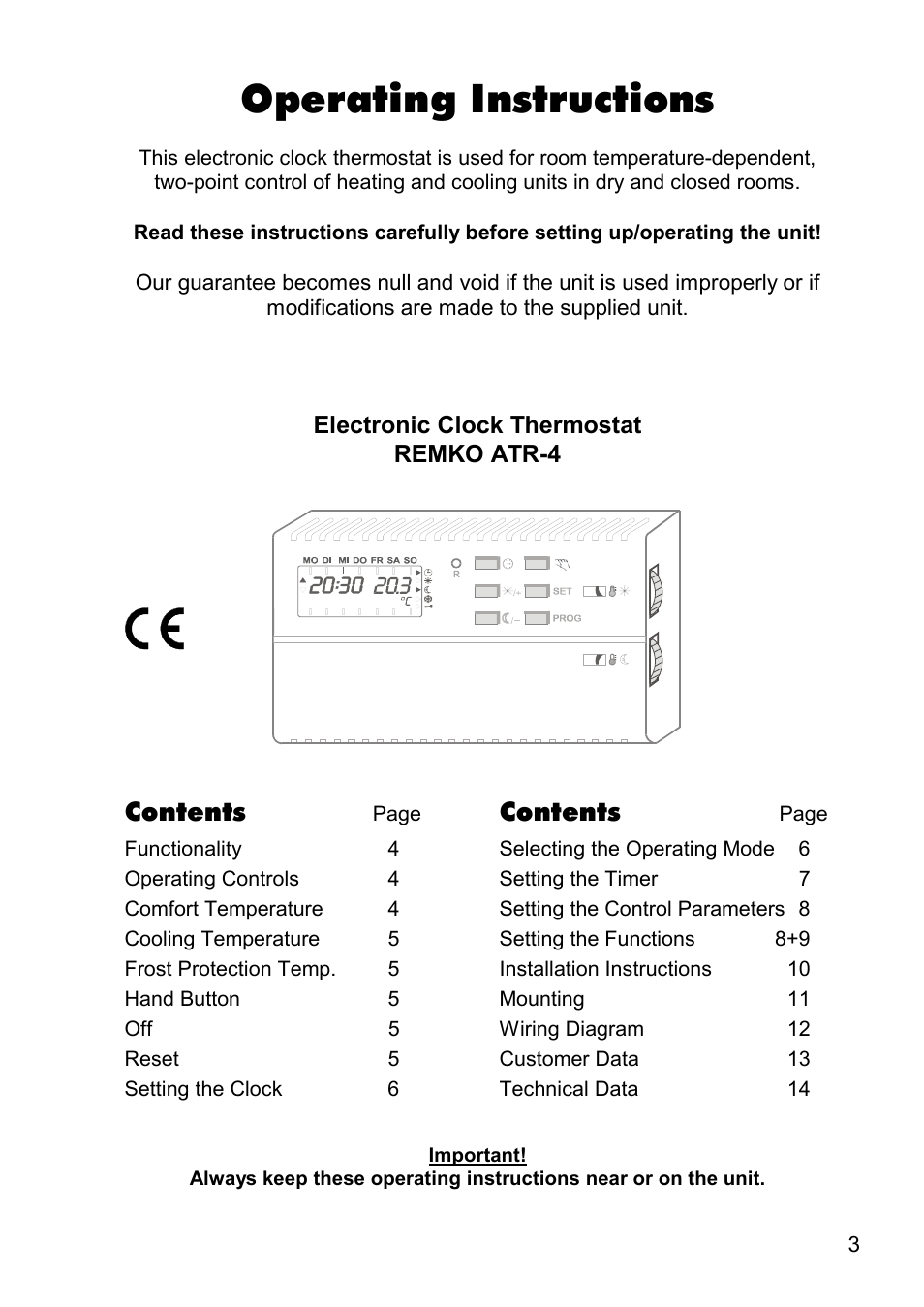 REMKO ATR-4 User Manual | Page 3 / 16