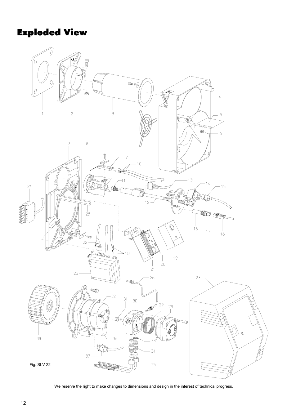 Exploded view | REMKO SLV11-88-2 User Manual | Page 12 / 16