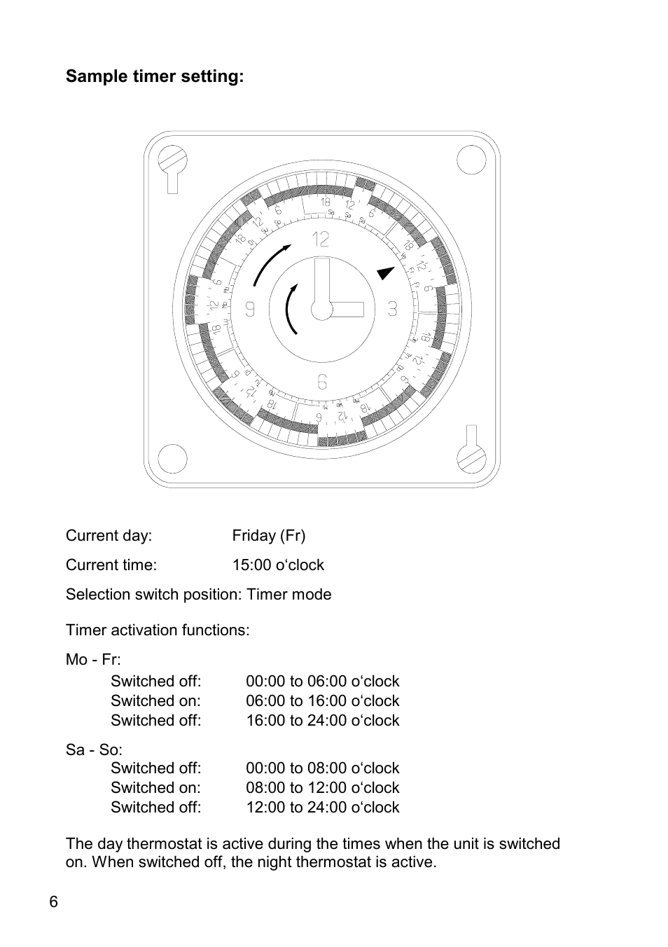 Sample timer setting | REMKO GTF-5 User Manual | Page 6 / 8