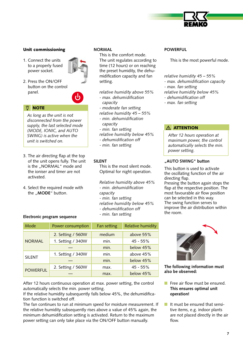 REMKO ASF 100 User Manual | Page 7 / 16