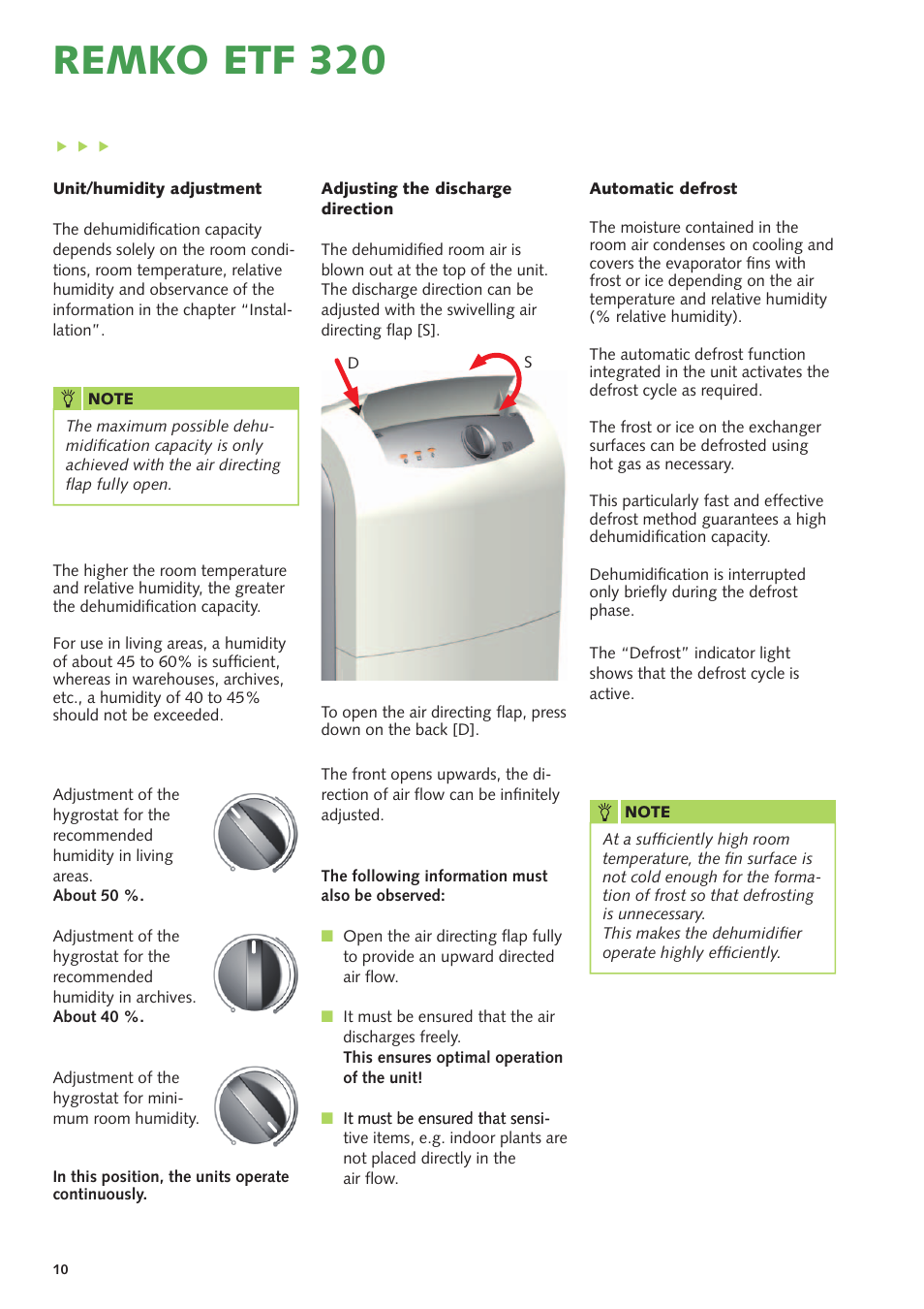 Remko etf 320 | REMKO ETF 320 User Manual | Page 10 / 20