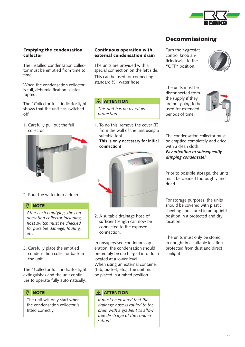 Decommissioning | REMKO ETF 320 User Manual | Page 11 / 20