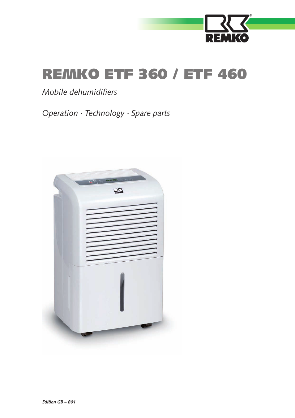 REMKO ETF 360 User Manual | 20 pages