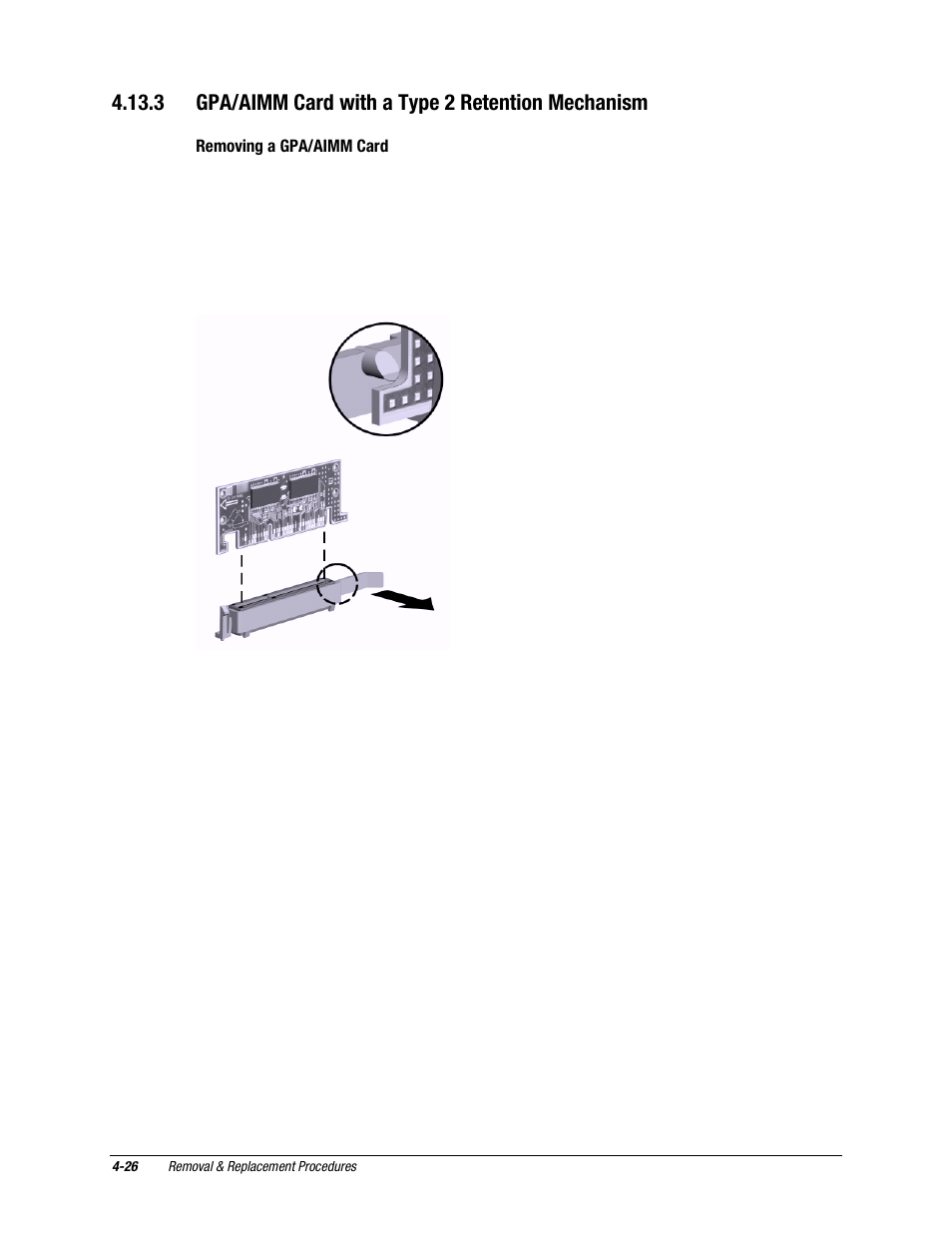 3 gpa/aimm card with a type 2 retention mechanism | Compaq EXS Series User Manual | Page 53 / 78